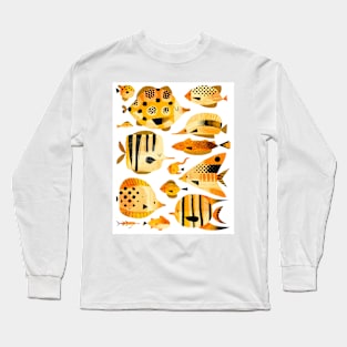 Yellow Fish Long Sleeve T-Shirt